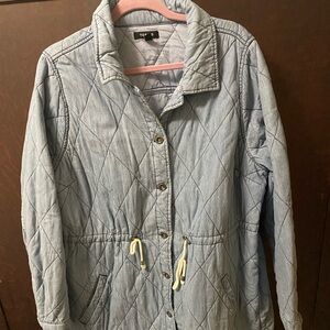 Torrid Quilted Denim Jacket